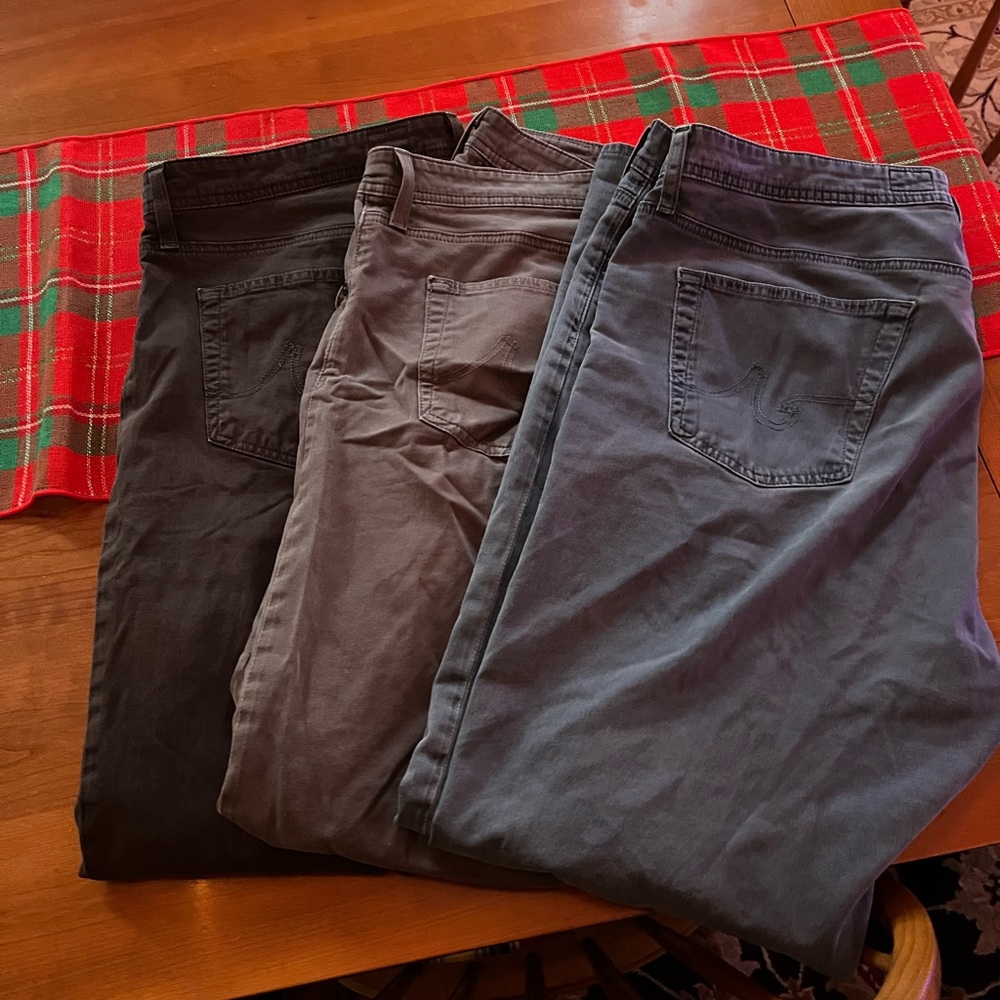 3 Pairs of AG the Graduate Jeans